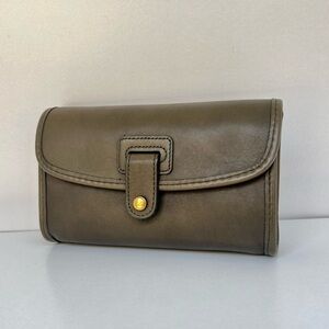 Vintage Coach Sage Carnegie Clutch 7236